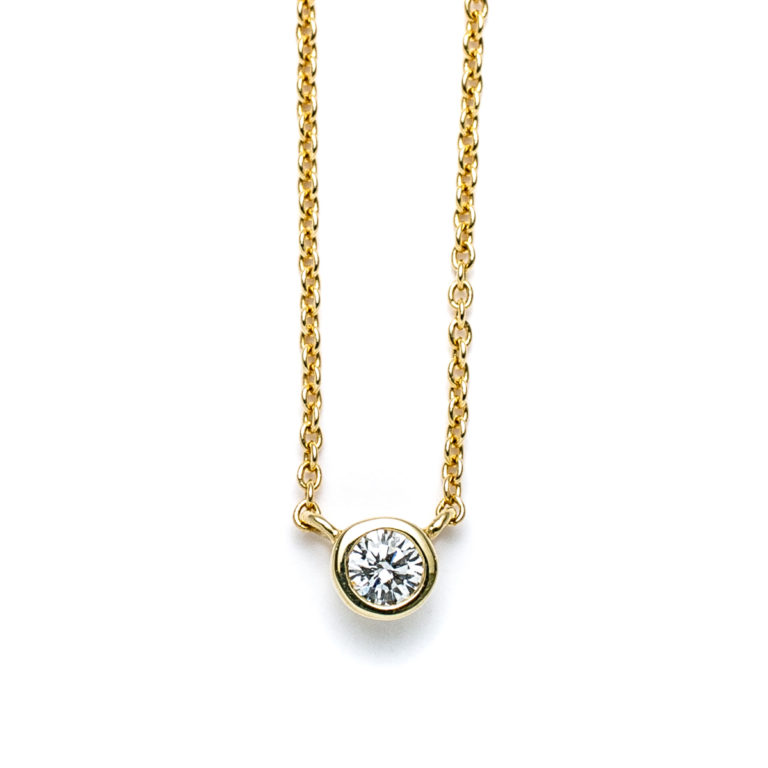 Round Diamond Necklace