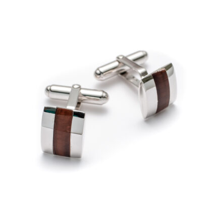 Elements Red Tiger's Eye Cufflinks