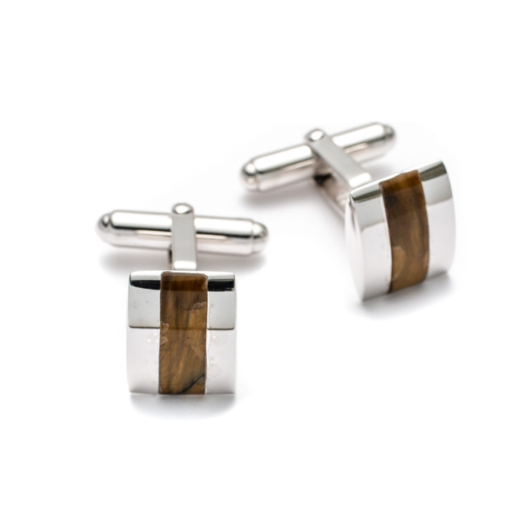 Elements Tiger's Eye Cufflinks