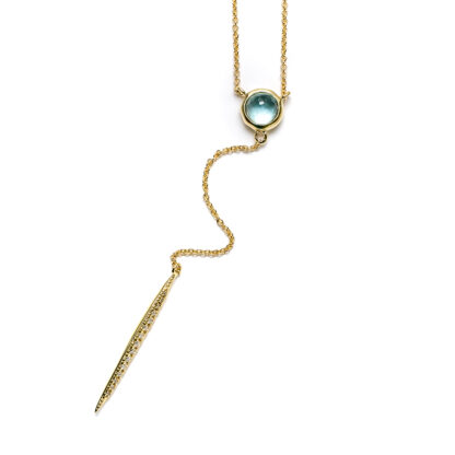Gulf Coast & Diamond Gold Y-Necklace
