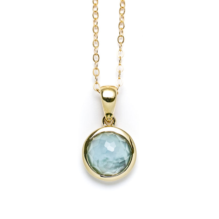 Gulf Coast Round Gold Necklace
