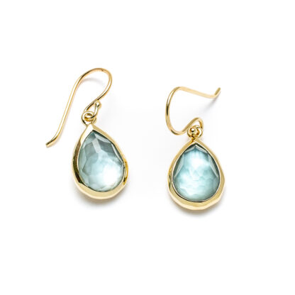 Gulf Coast Mini Teardrop Gold Earrings