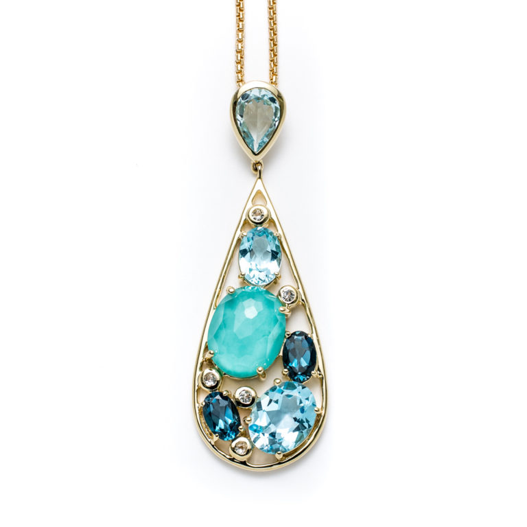 Laguna Key Treasure Yellow Gold Necklace