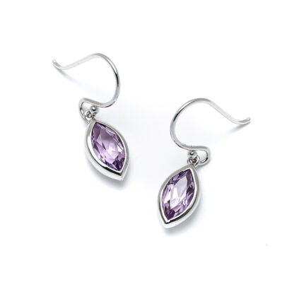 Amethyst Marquise Earrings