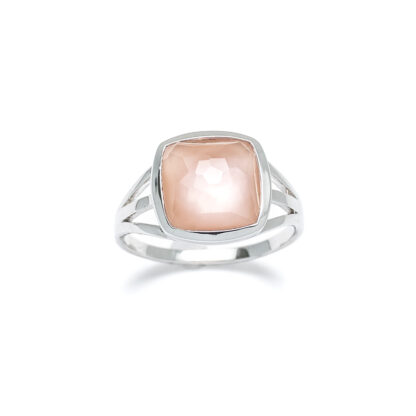 Pink Orchid Mini Square Ring