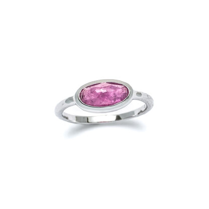 Ruby Rough Cut Cabana Ring