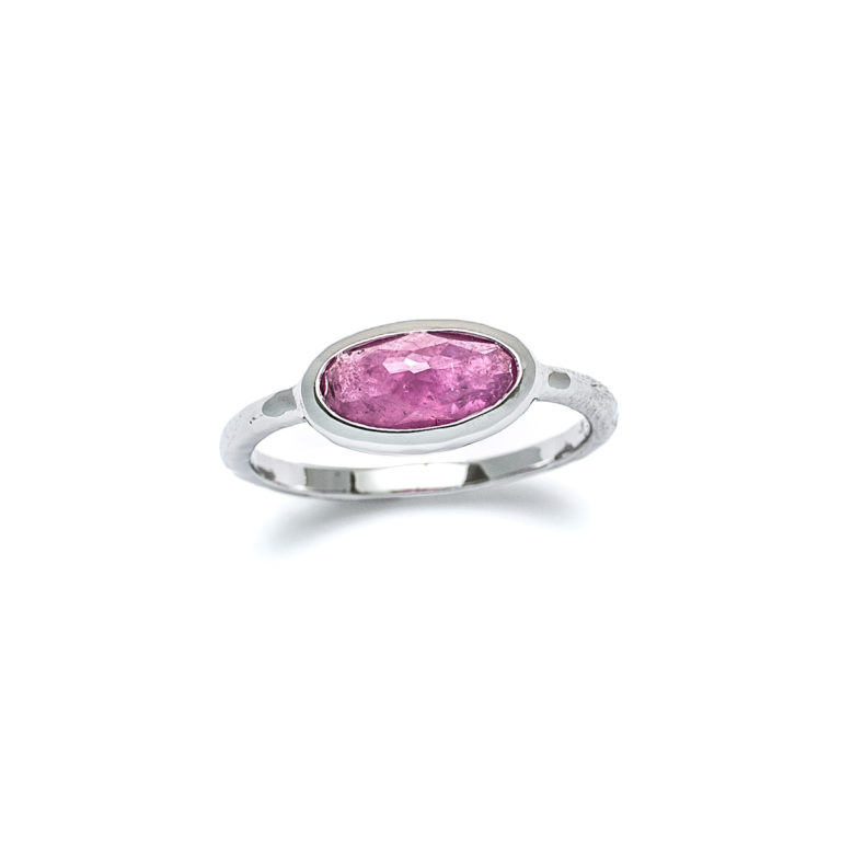 Ruby Rough Cut Cabana Ring
