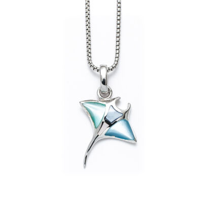 Capri Manta Ray Charm Necklace
