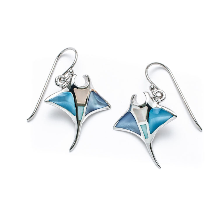 Capri Manta Ray Earrings