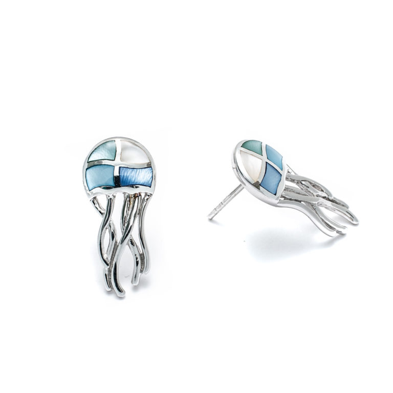Capri Jellyfish Stud Earrings