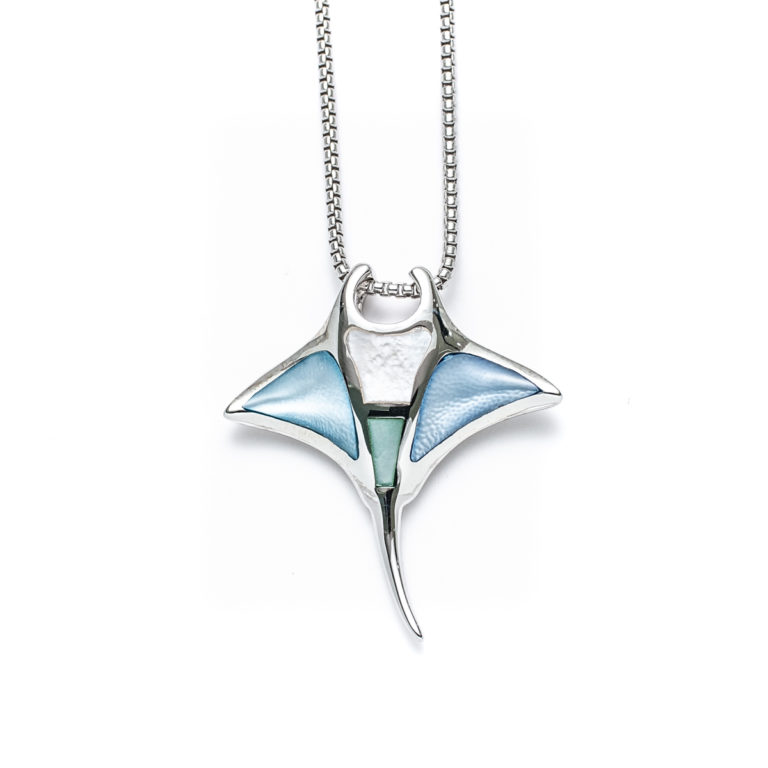 Capri Manta Ray Necklace