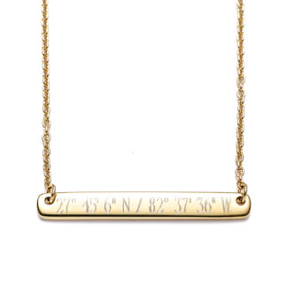Traveler's Necklace in Gold