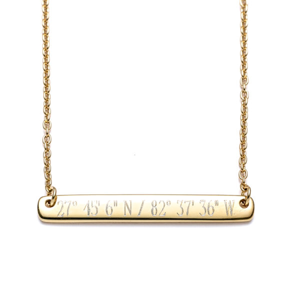Traveler's Necklace in Gold