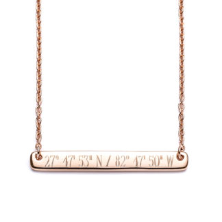 Travlers Necklace in Rose Gold