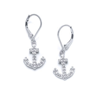 Radiant Anchor Earrings