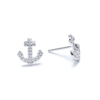 Radiant Anchor Post Earrings