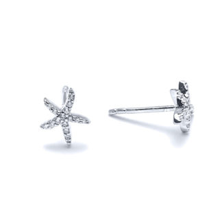 Radiant Starfish Petite Stud Earrings