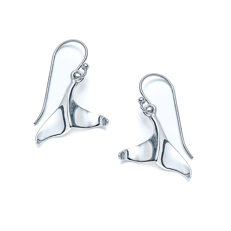Maritime Whale Tail Earrings