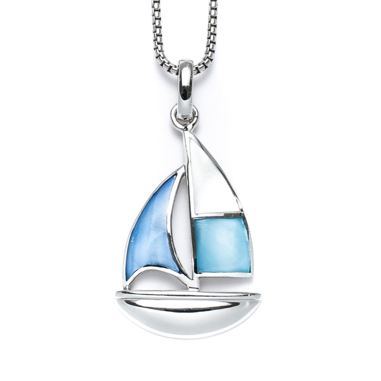 Capri Sailboat Necklace