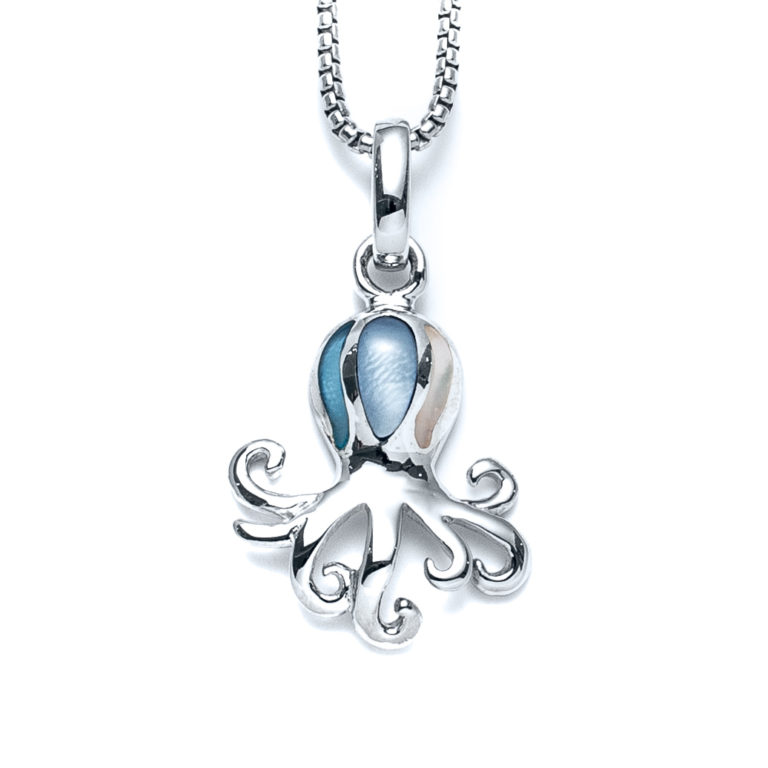 Capri Octopus Charm Necklace