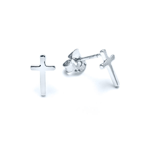 Classic Cross Stud Earrings