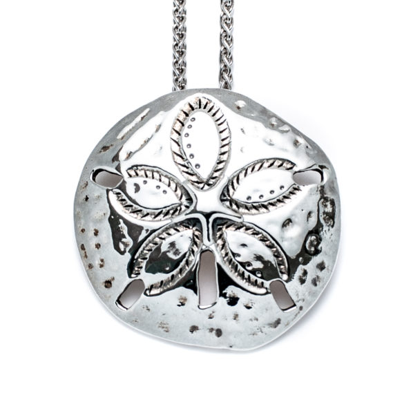 Madeira Sand Dollar Grand Necklace in Sterling Silver