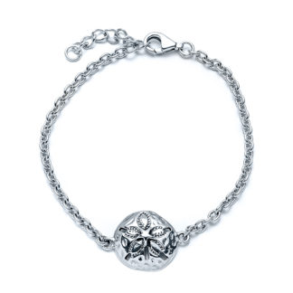 Madeira Sand Dollar Bracelet in Sterling Silver