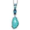 Laguna Statement Necklace, Iridescent Clear Crystal main image 0