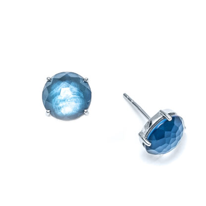 Atlantic Button Stud Earrings