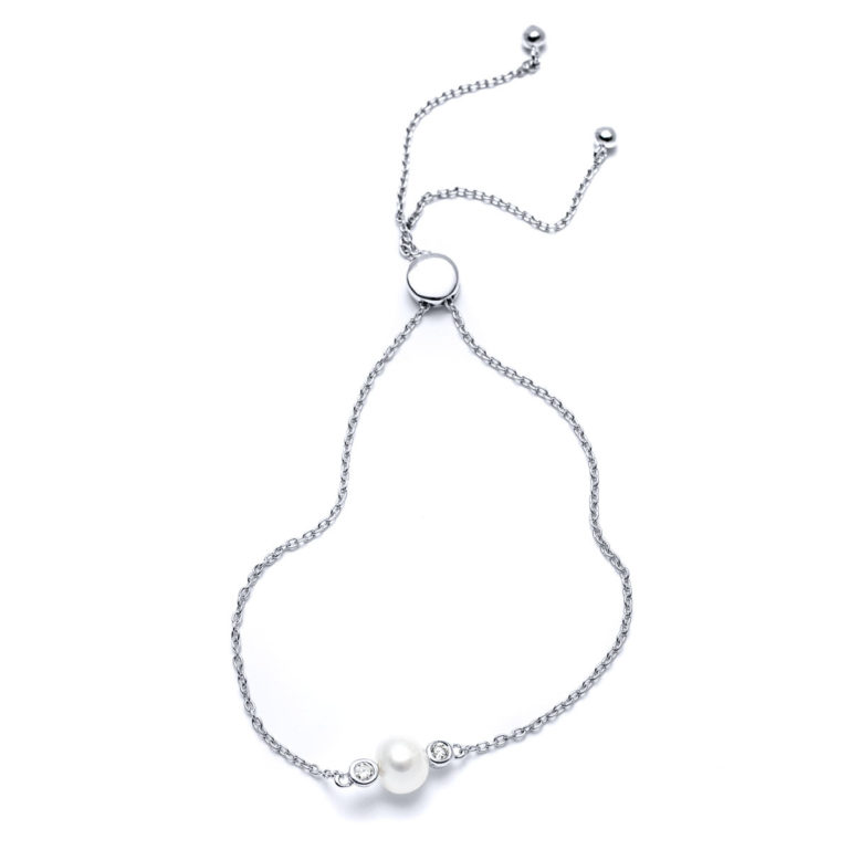 Pearl & Diamond Bracelet