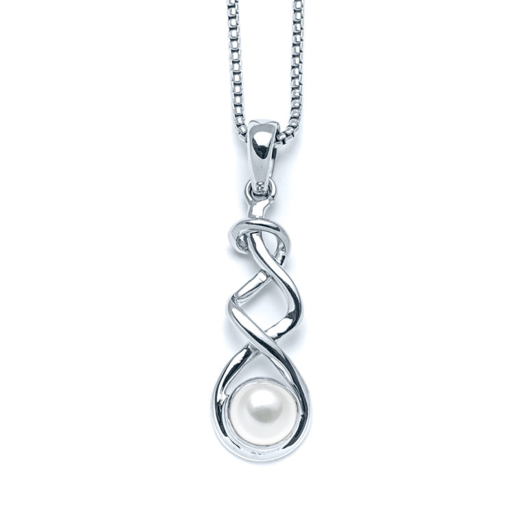 Pearl Ribbon Necklace