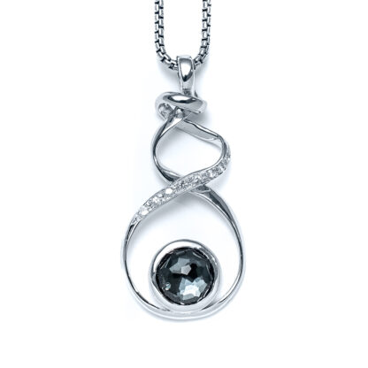 Midnight Shore Ciega Ribbon Necklace
