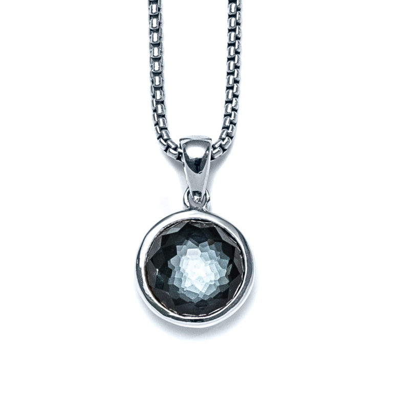 Midnight Shore Round Necklace