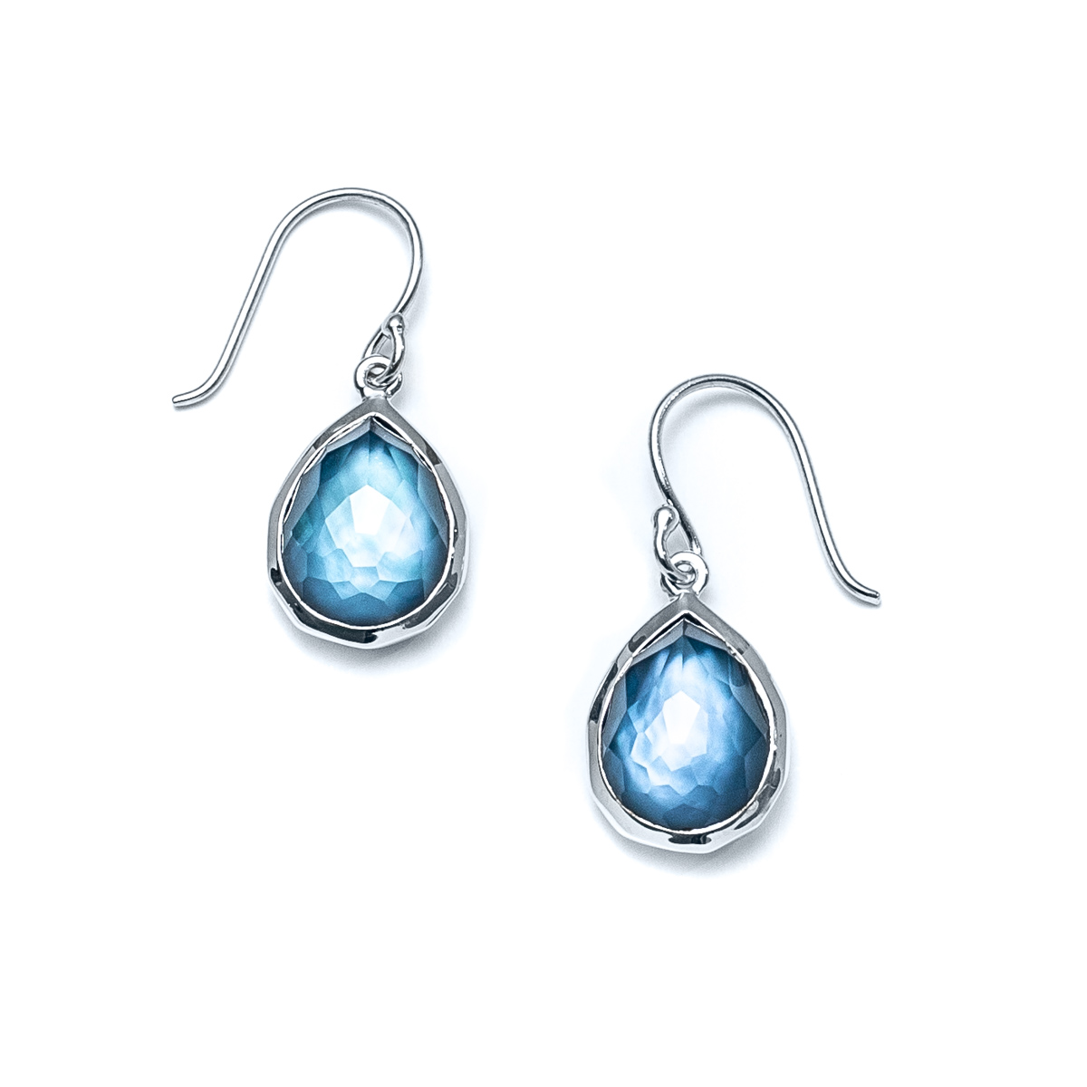 Atlantic Mini Teardrop Earrings in Sterling Silver - Landing Company