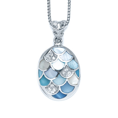 Capri Sparkling Sea Small Necklace