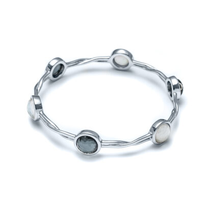 Midnight Shore & Radiant Pearl Bangle