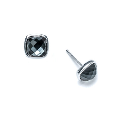 Midnight Shore Square Cushion Earrings