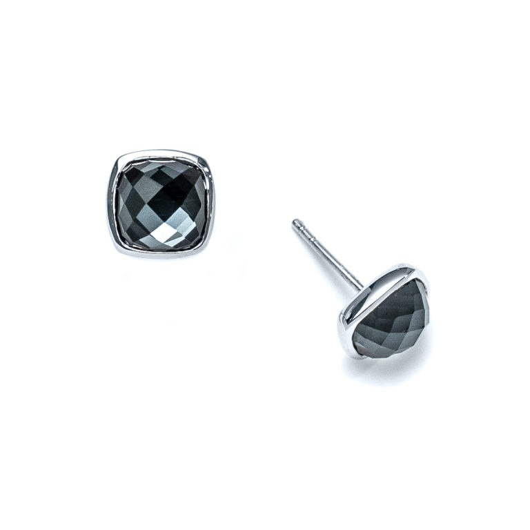 Midnight Shore Square Cushion Earrings