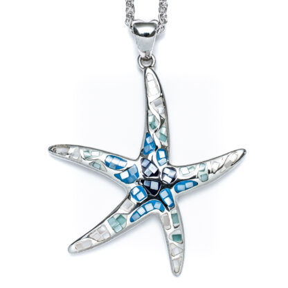 Mosaic Shell Grand Capri Starfish Necklace