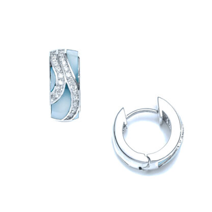 Capri Seaway Huggie Hoop Earrings