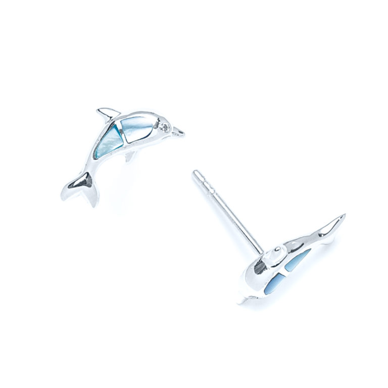 Capri Dolphin Stud Earrings