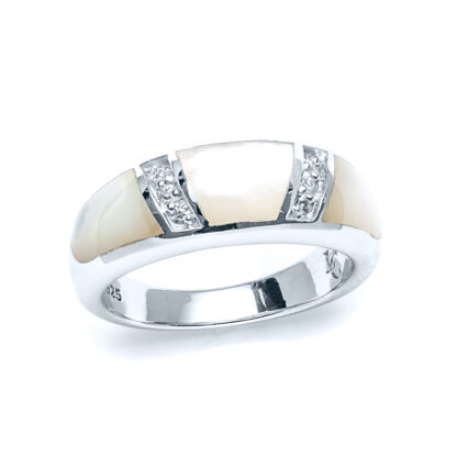 Mother of Pearl Eclipse Ring
