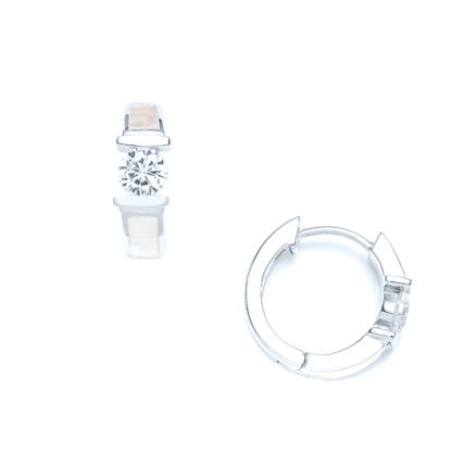 Mother of Pearl Shine Huggie Hoop Earrings