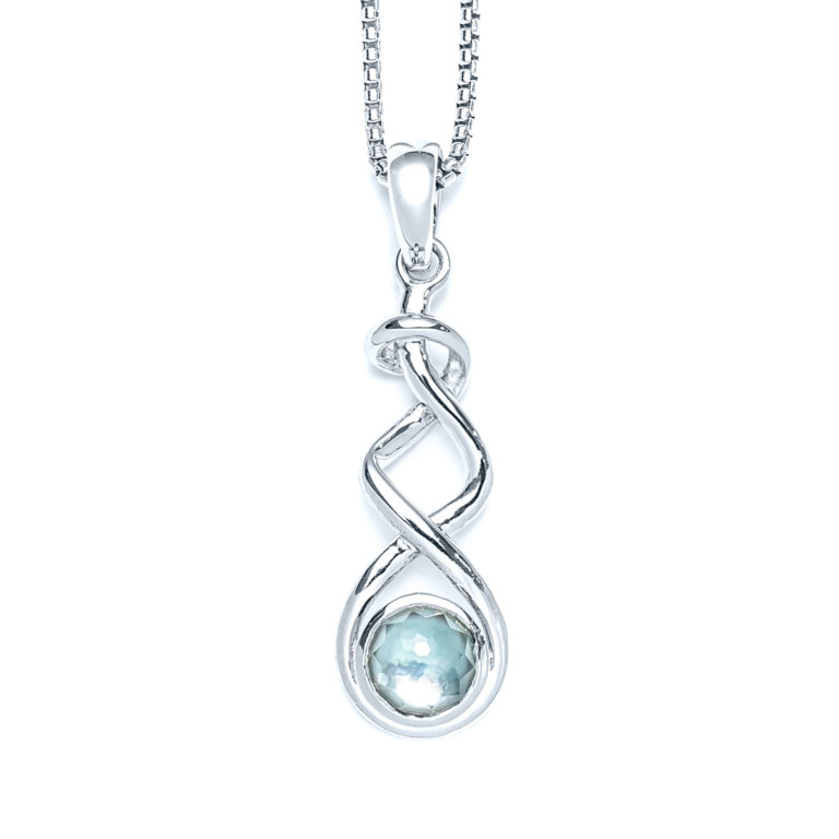 Gulf Coast Coastal Ribbon Necklace