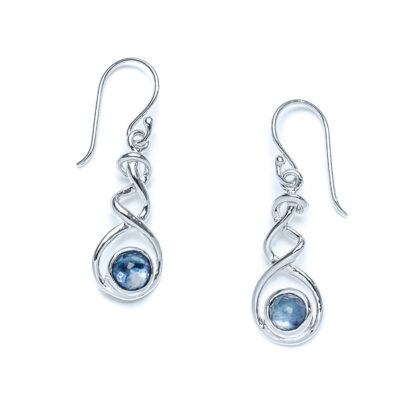 Luminous Shore Coastal Ribbon Earrings