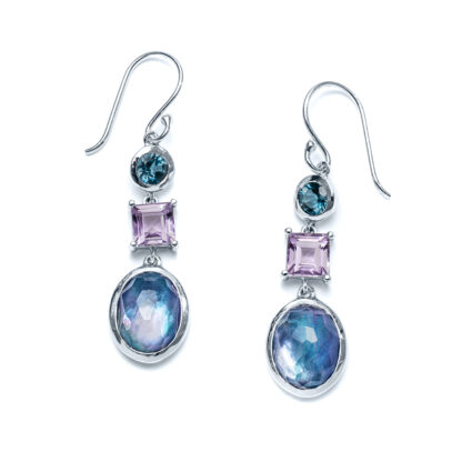 Luminous Triple Drop Earrings