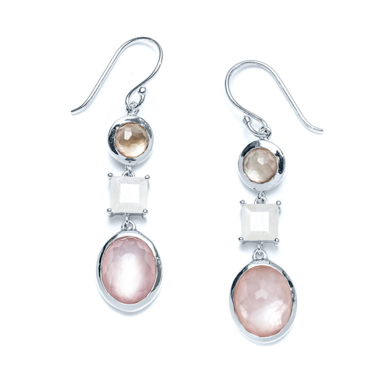 Orchid Sands Triple Drop Earrings