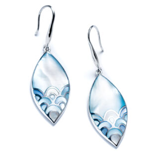 Capri Calming Seas Statement Earrings