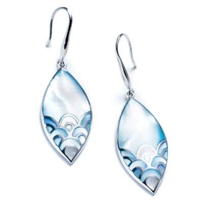 Capri Calming Seas Statement Earrings