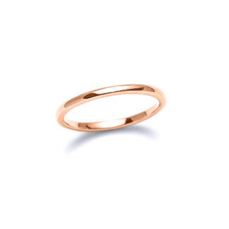 Classic Band Ring in Rose Gold
